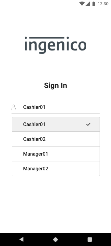 Lofi sign in with user ID dropdown open